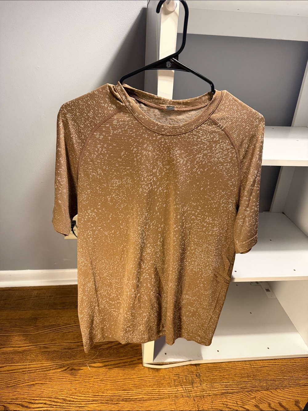 lululemon athletica Short-Sleeve Crewneck T-Shirt in Light Brown Speckle